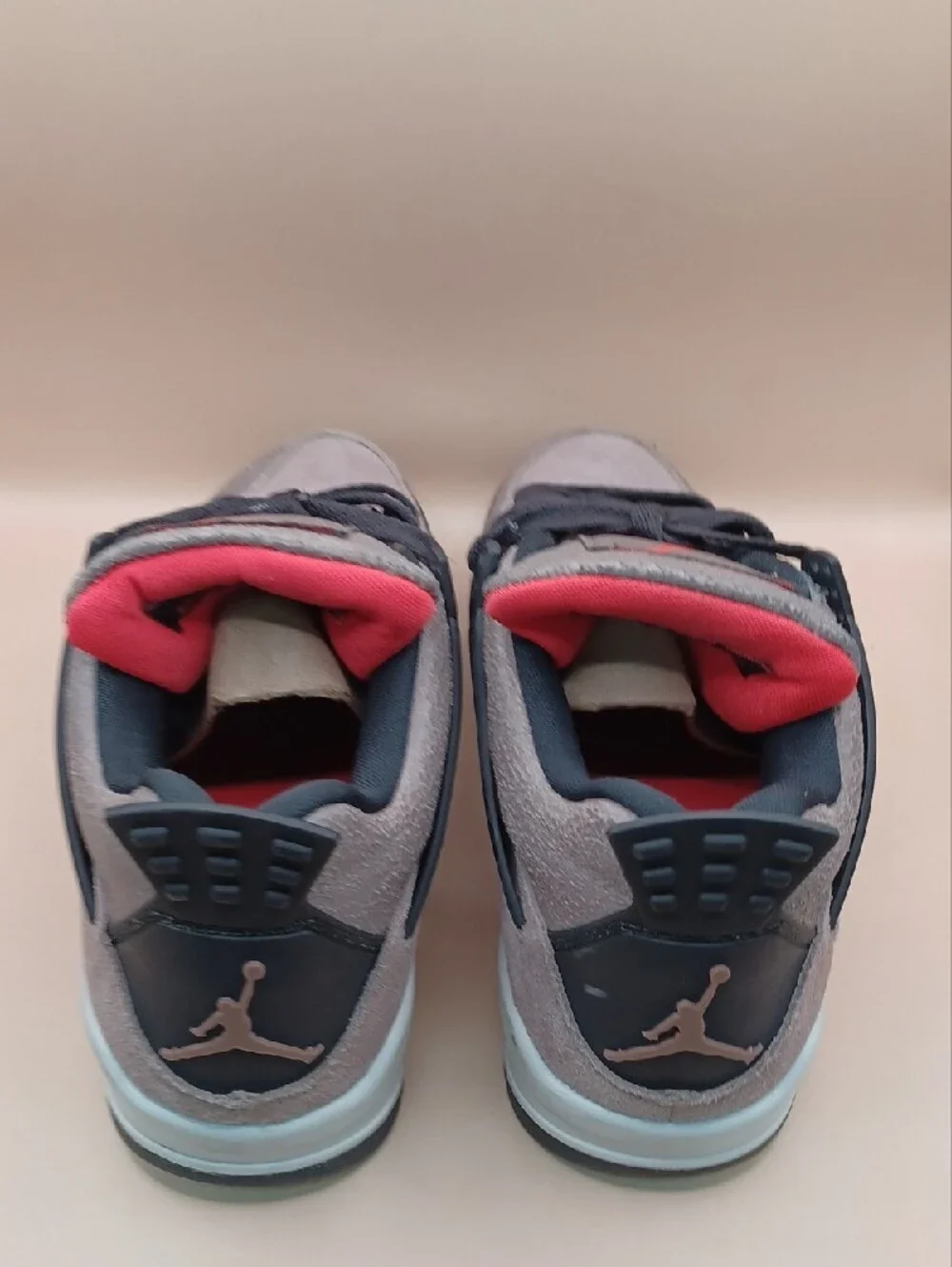 Pre-Owned Nike Air Jordan 4 Retro Mid Sneaker-Taupe Haze Men Size 7 US DB0732200